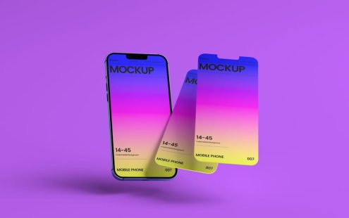 APP UI显示模型样机 (PSD)