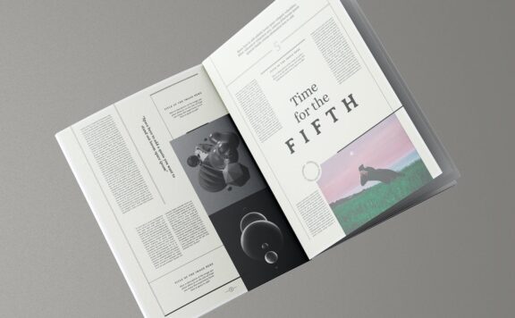 优雅的多用途A3杂志画册模板 (INDD)