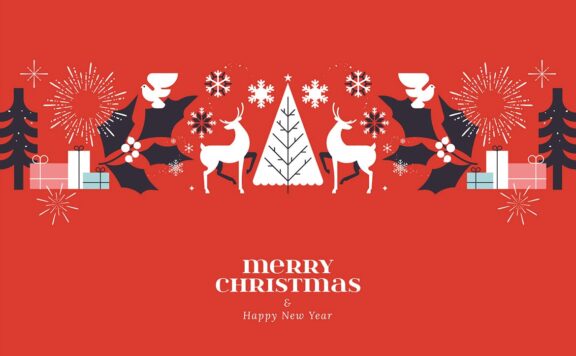 圣诞快乐和新年快乐主题的矢量图形背景下载 (EPS,JPG)