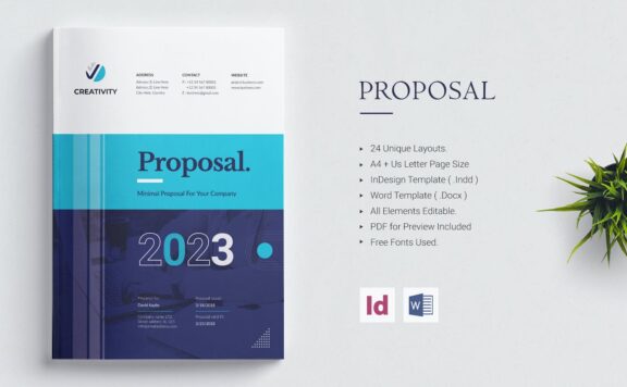 🔴简约清新好用的多用途品牌手册画册宣传册杂志房地产楼书设计模板