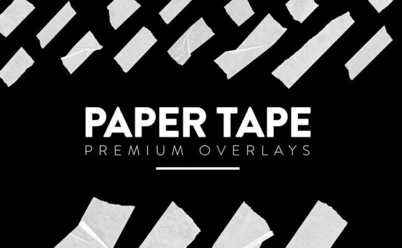 胶粘纸带叠层背景素材 (png)