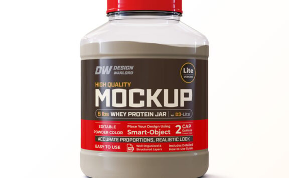 5磅乳清蛋白罐模型样机 (PSD)