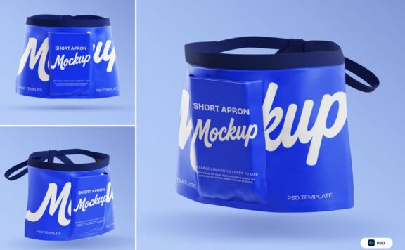 短围裙模型样机 (PSD)