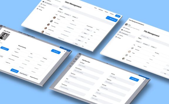 用户管理和管理 CMS 应用APP UI KIT (FIG,SKETCH,PSD,XD,SVG)