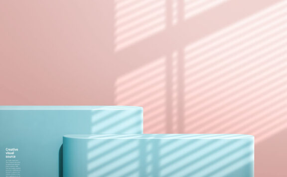 窗帘阴影创意视觉海报设计模板 (psd)