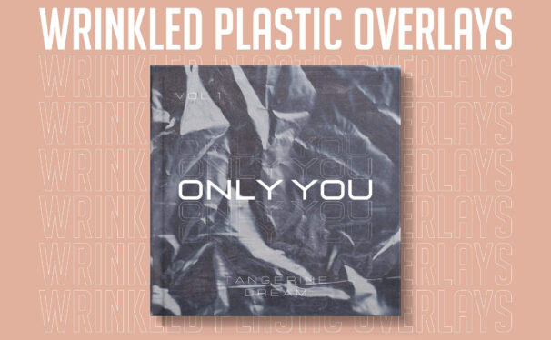 皱纹塑料包装膜照片叠层素材 (jpg)