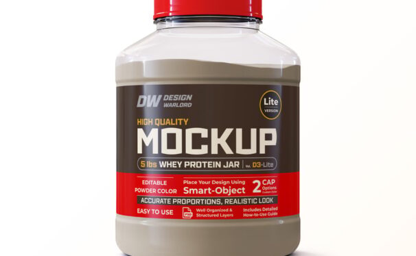 5磅乳清蛋白罐模型样机 (PSD)