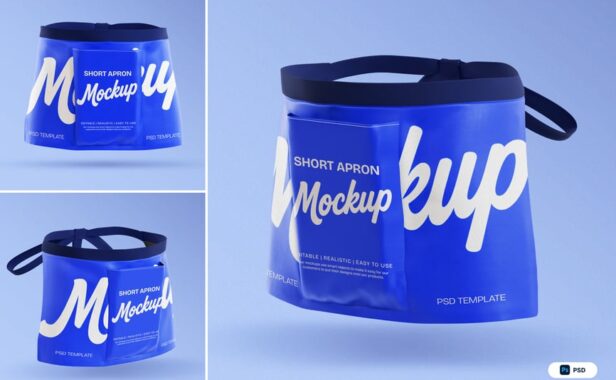 短围裙模型样机 (PSD)