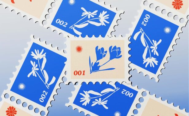 邮票邮费模型样机 (PSD)