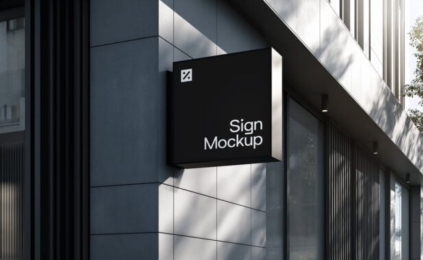 店招设计模型样机 (PSD)