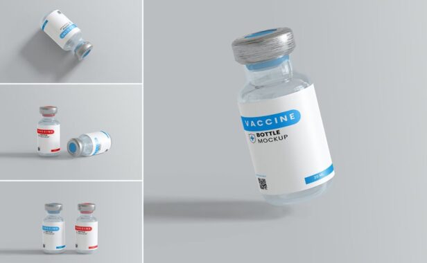疫苗瓶模型样机 (PSD,PDF)