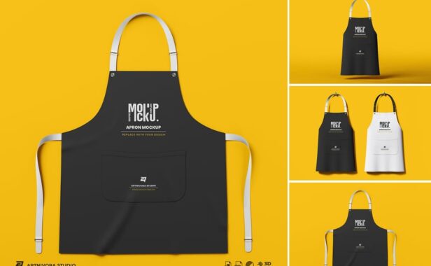 围裙模型集样机 (PSD)
