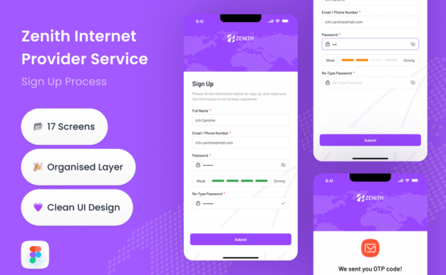 提供商 – 注册 APP UI KIT (FIG)