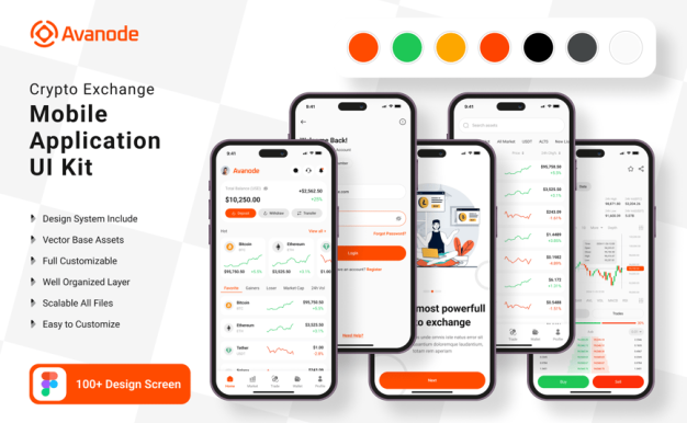 加密移动 UI 套件APP UI KIT (FIG)