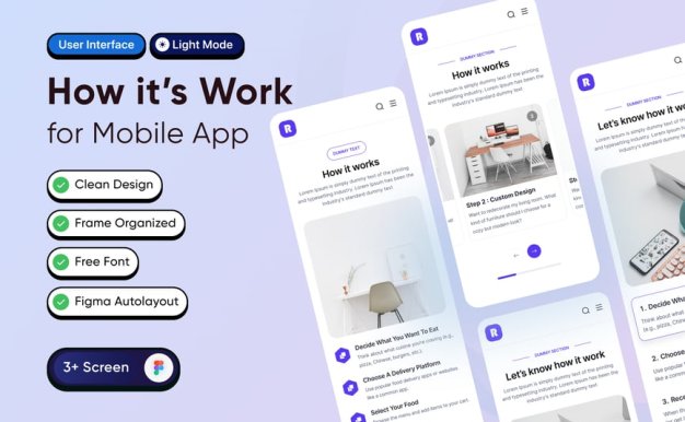 移动应用程序的工作原理APP UI KIT (FIG)