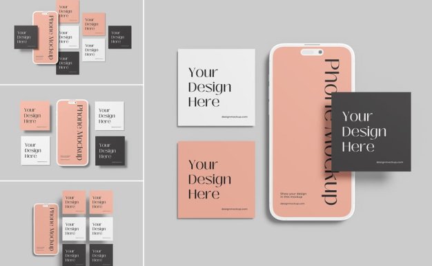 Instagram帖子 /故事模型样机 (PDF,PSD)