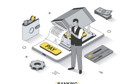 高品质的多行业多用途的3D立体等轴等距banner UI矢量插画大集合-AI, EPS, JPG, PNG, PDF, SVG