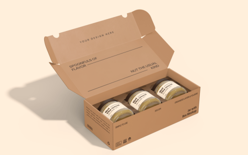 花生酱与盒子模型样机 (PSD)