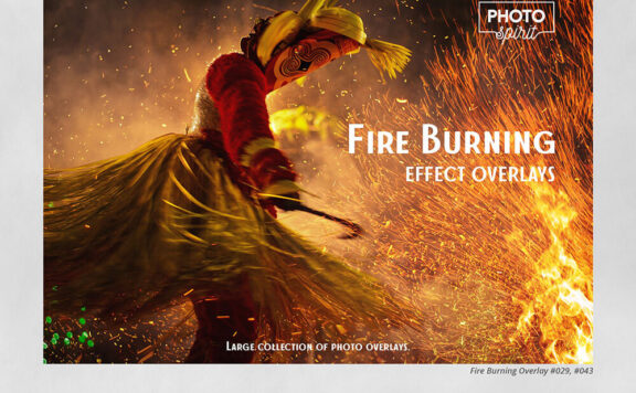 火焰燃烧效果照片叠层JPG素材
