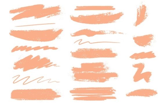 水墨画笔描边矢量素材合集[ai,eps]