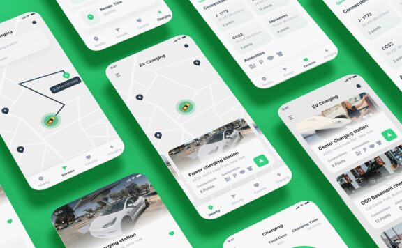 电动汽车和电动汽车充电站应用APP UI KIT (FIG,SKETCH,SVG,XD,PSD)