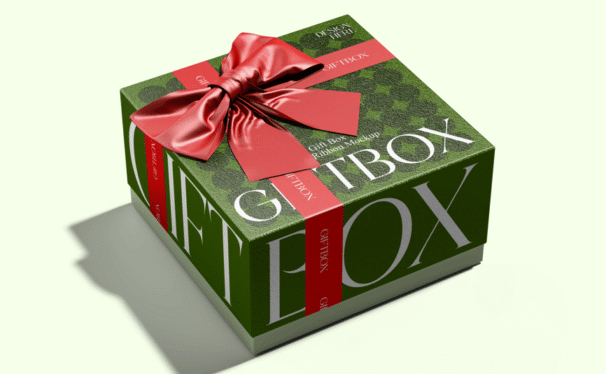 礼品盒模型样机 (PSD)