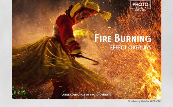 火焰燃烧效果照片叠层JPG素材