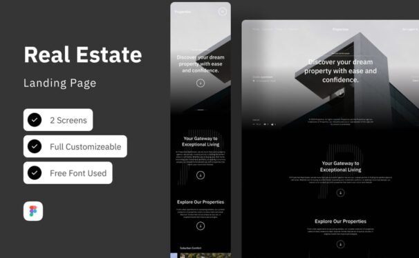 房地产着陆页面 (FIG)