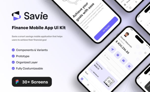 金融移动应用 APP UI KIT (FIG)