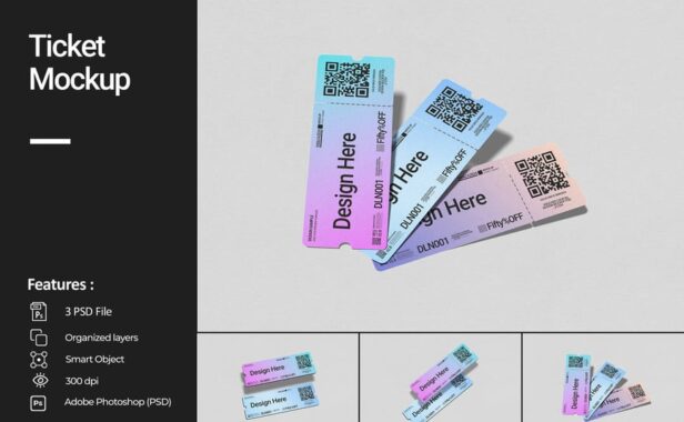 门票模型样机 (PSD)