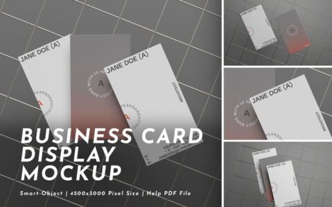 垂直名片Ver.2-模型样机 (PDF,PSD)