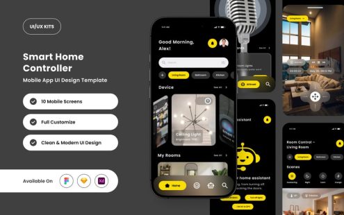 智能家居应用APP UI KIT