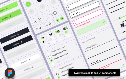 移动UI组件套件APP UI KIT (FIG)