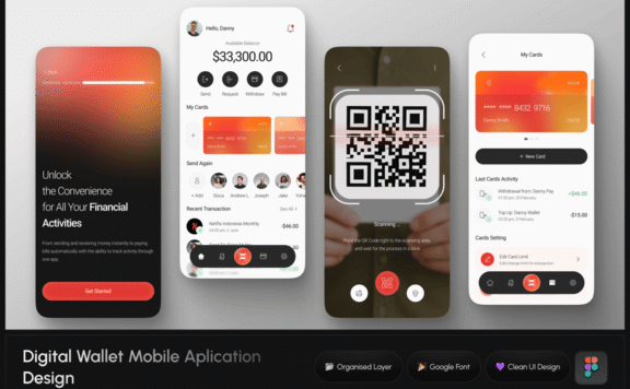 数字钱包移动应用APP UI KIT