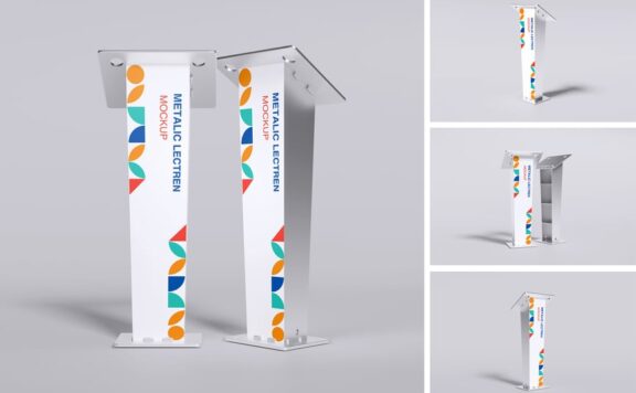 金属讲师模型样机 (PSD,PDF)