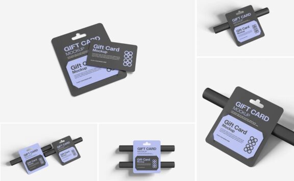 礼品卡模型样机 (PSD)