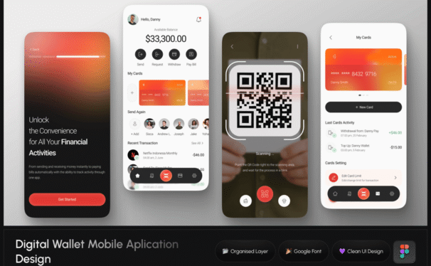 数字钱包移动应用APP UI KIT