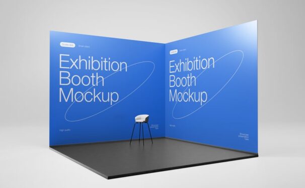 展览亭模型样机 (PSD,PDF)