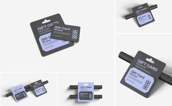 礼品卡模型样机 (PSD)