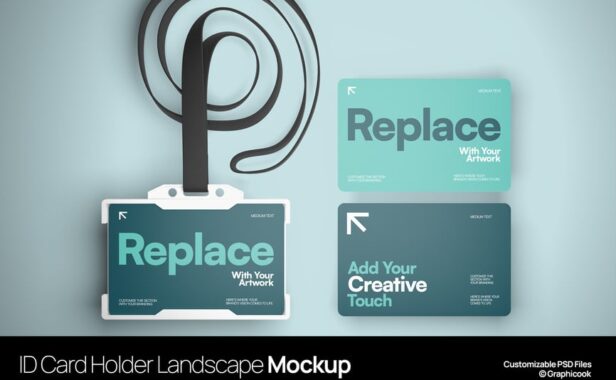 ID工牌持有人景观模型样机 (PSD)