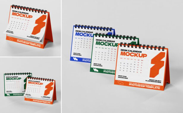 桌子日历模型样机 (PSD)