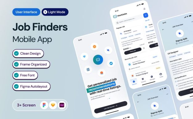 找工作APP UI KIT
