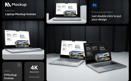 MacBook模型样机 (PSD)