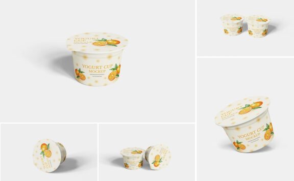 酸奶杯模型样机 (PSD)