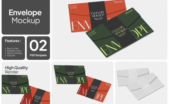 信封模型样机 (PSD)