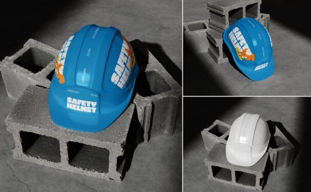 施工头盔模型样机 (PSD)