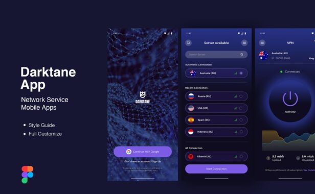 网络服务移动应用APP UI KIT (FIG)