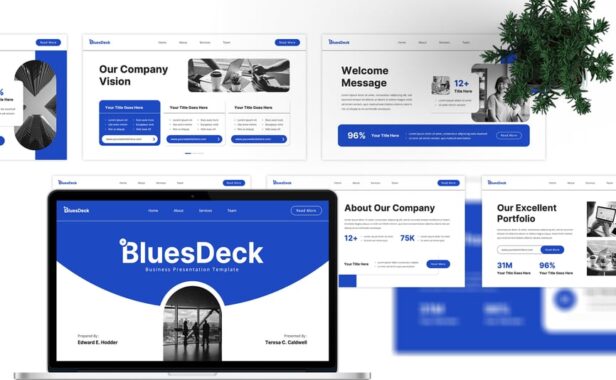 业务介绍PPT模板 (PPT,PPTX)