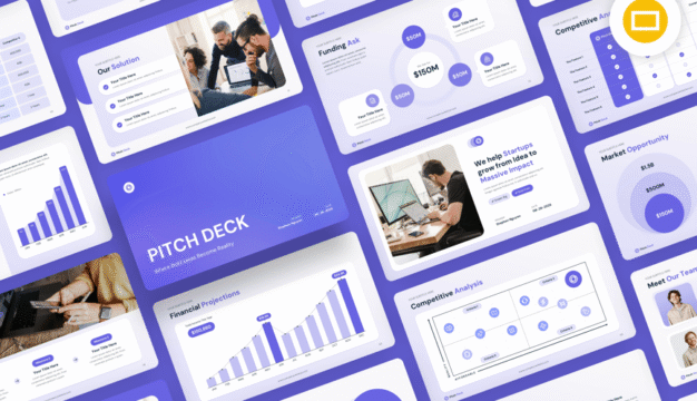 路演PPT模板 (PPTX)