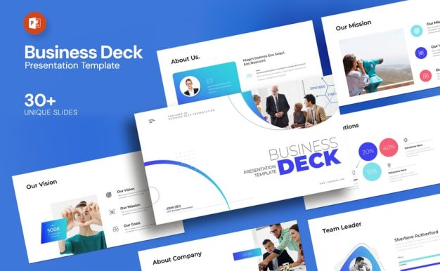 商务路演PPT模板 (PPTX)